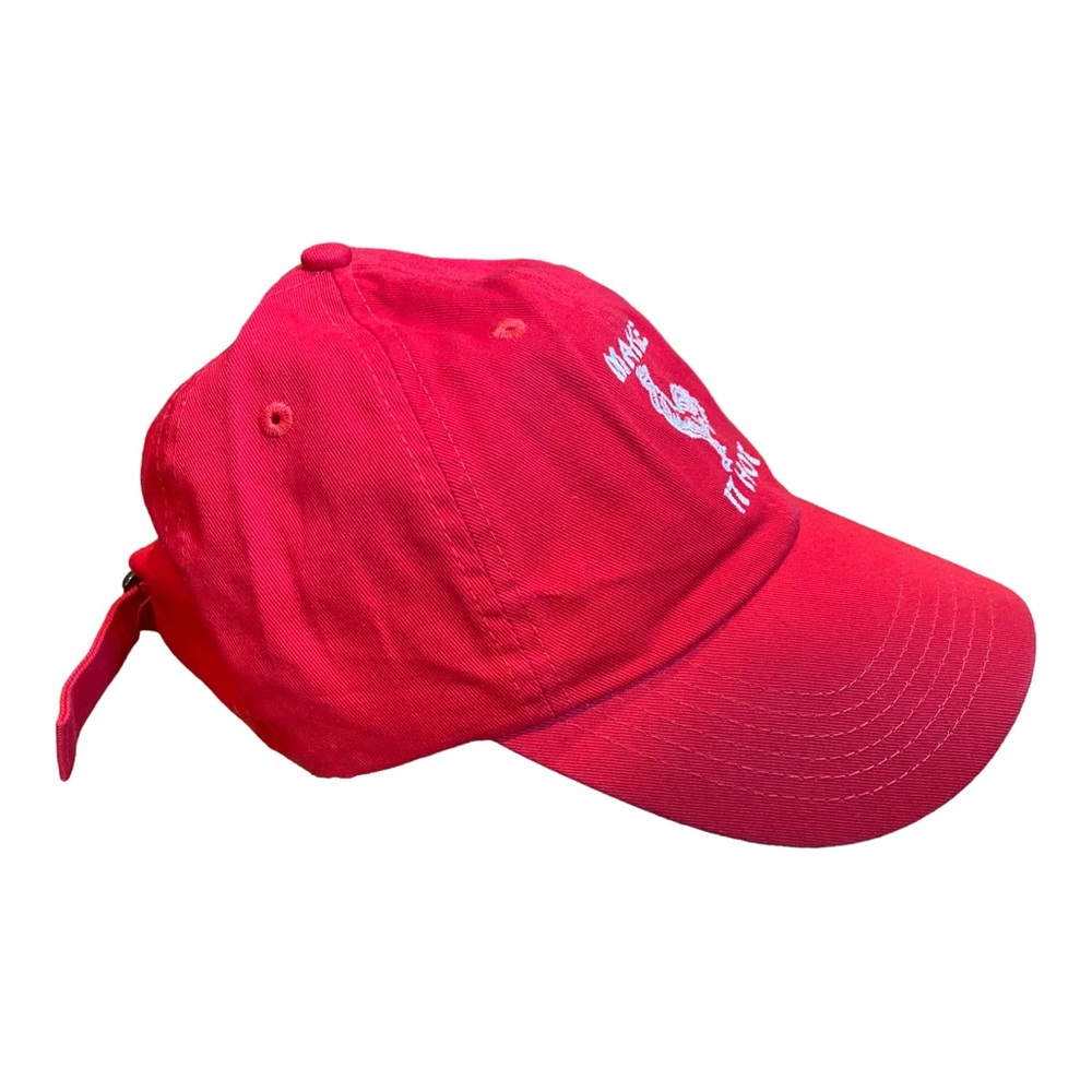 Petal and Peacocks Red Rooster Make It Hot Sriracha Hat NWOT ADJUSTABLE Zumiez - Picture 3 of 5